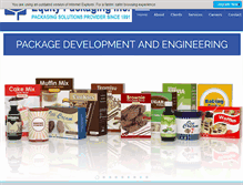 Tablet Screenshot of equitypackaging.com